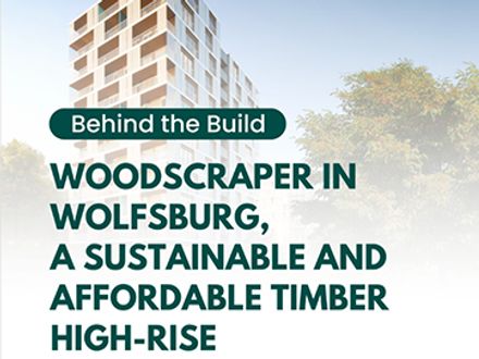 Duurzaam en betaalbaar wonen in hout: Catenda ondersteunt hoogbouwproject in Wolfsburg