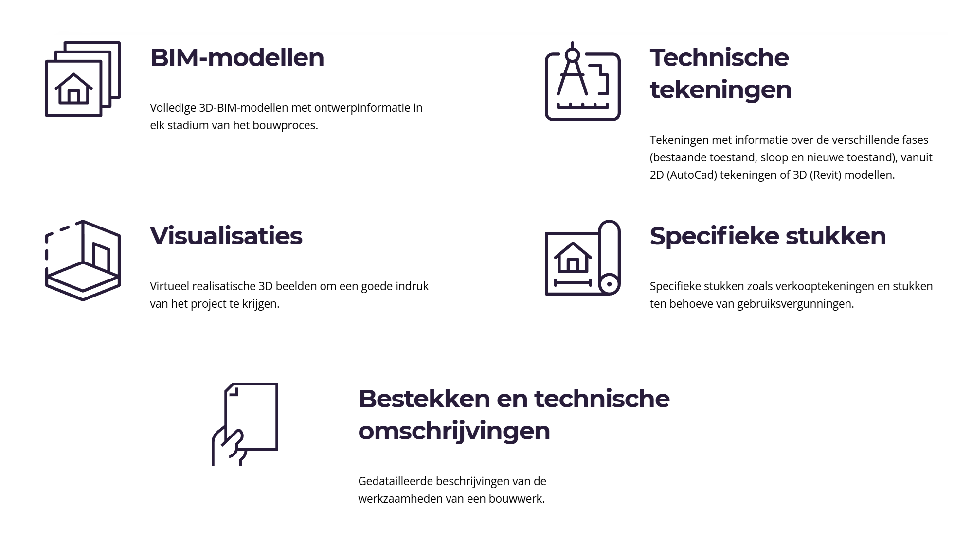 Diensten BIM Bouwkunde