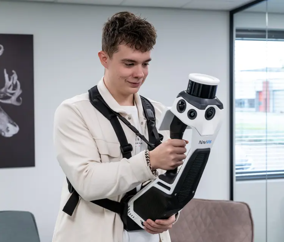NavVis Scanner in actie
